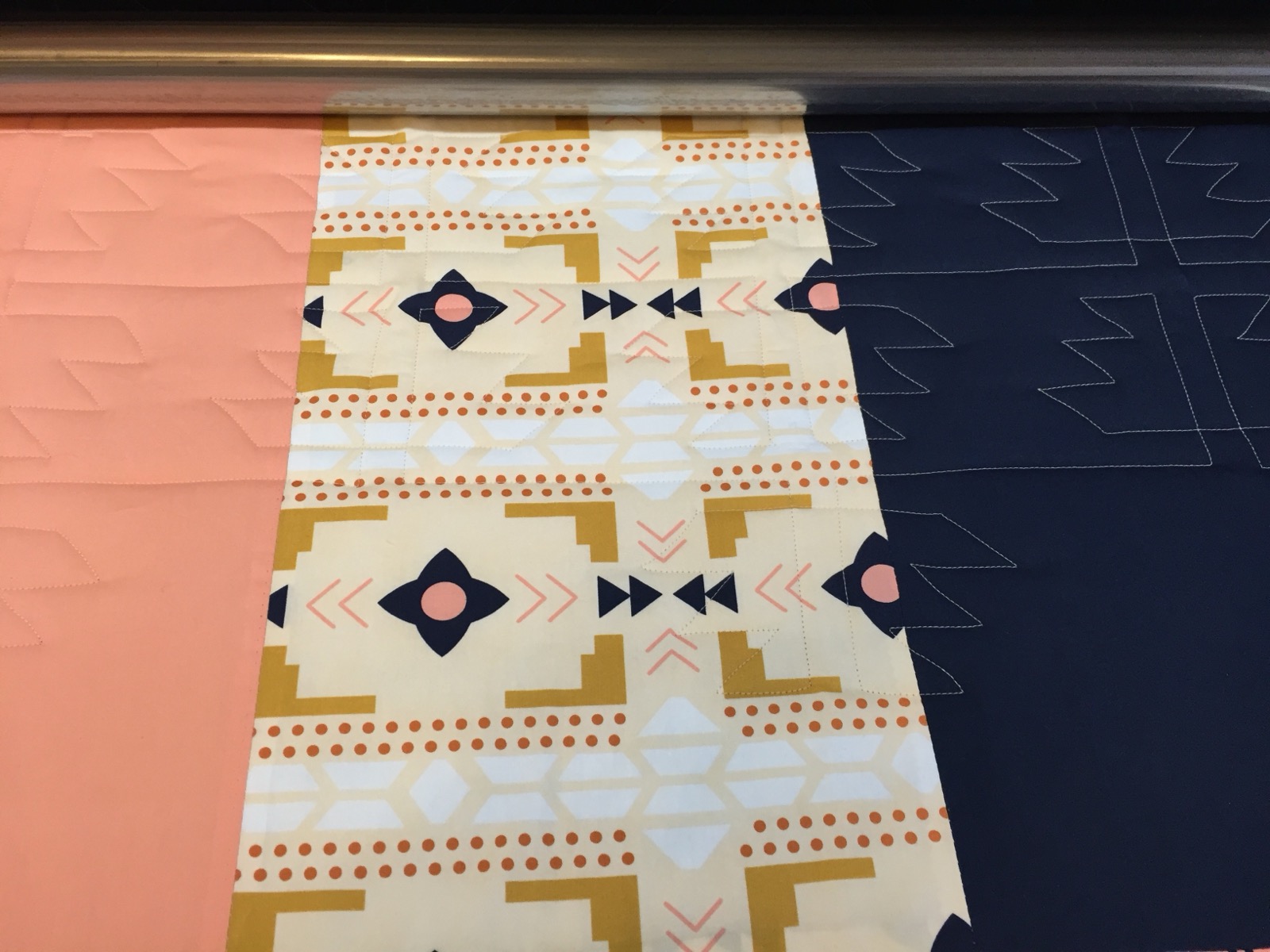 Custom quilt by Quilted Peacock