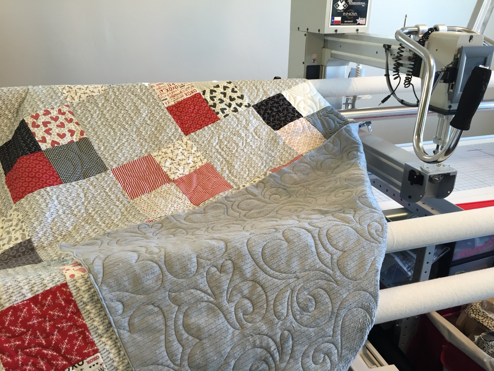 Custom quilt by Quilted Peacock