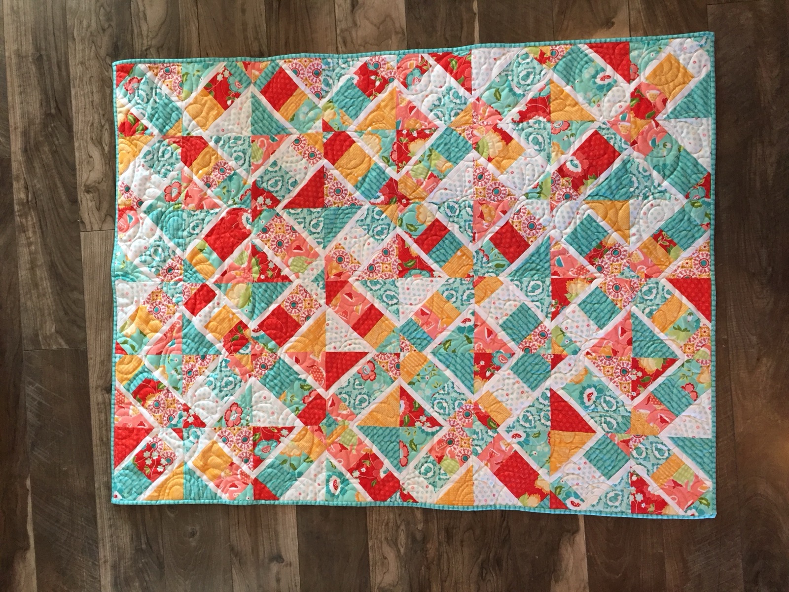 Custom quilt by Quilted Peacock