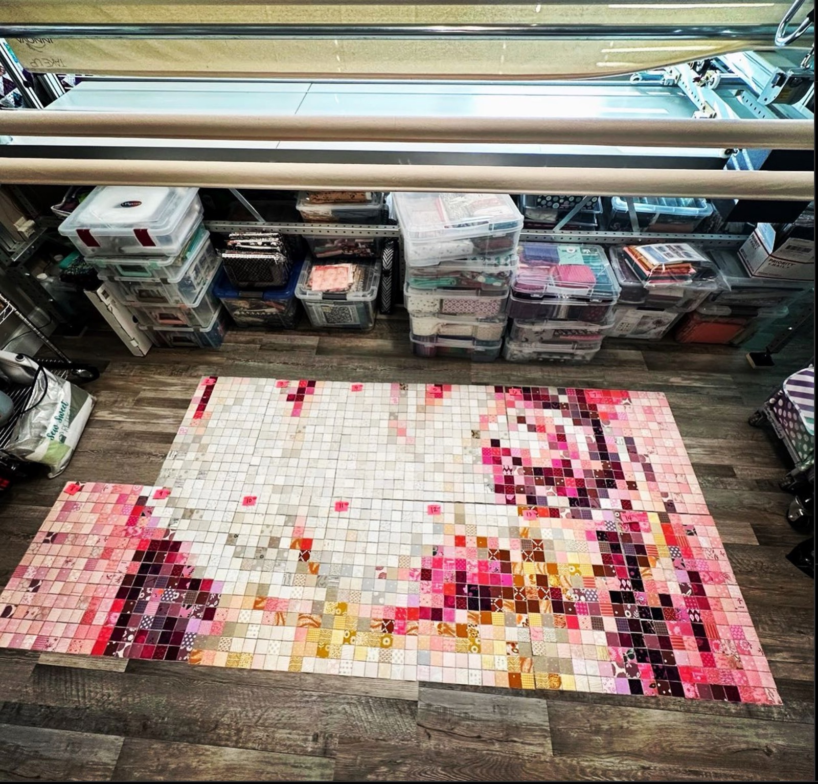 Custom quilt by Quilted Peacock