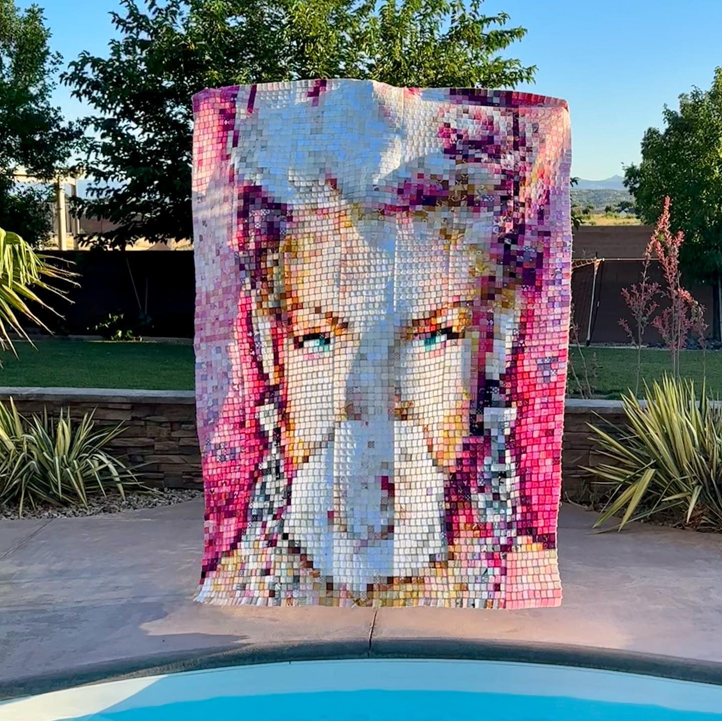 Custom quilt by Quilted Peacock