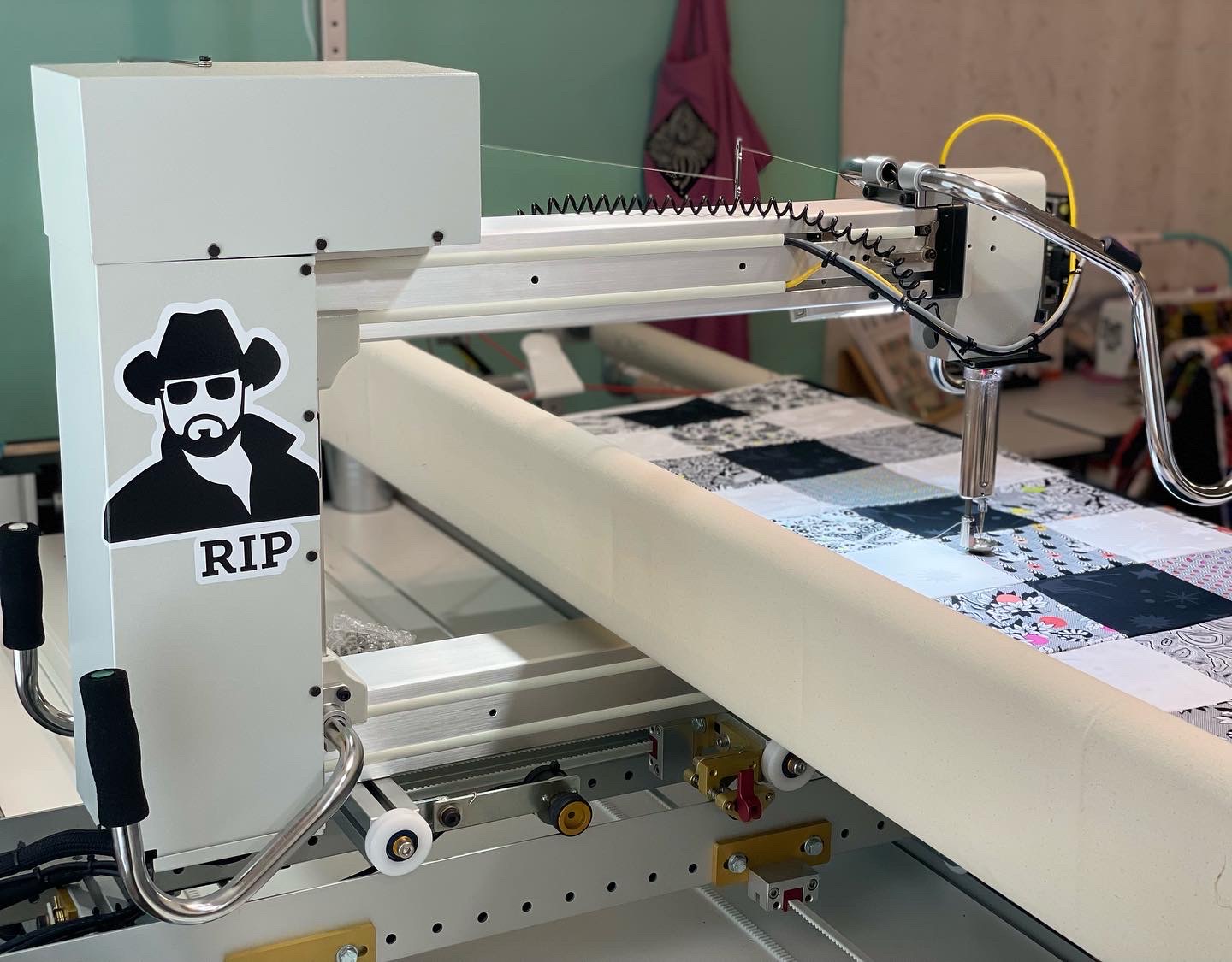 Rip — custom quilt by Quilted Peacock