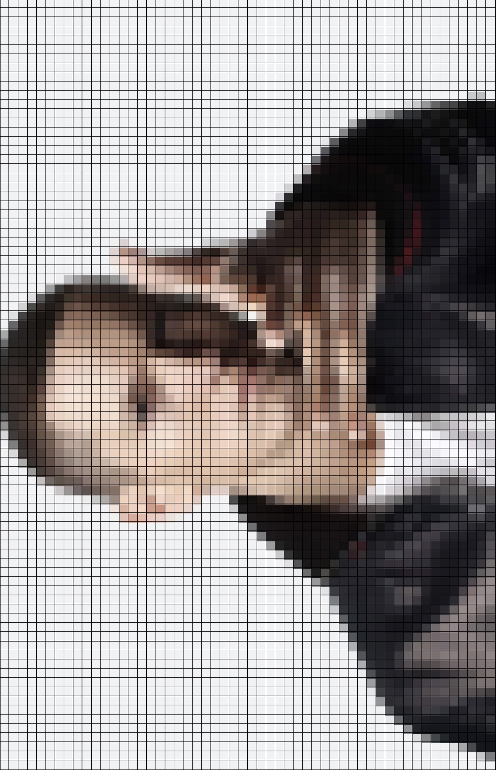 Eminem pixelated quilt pattern
